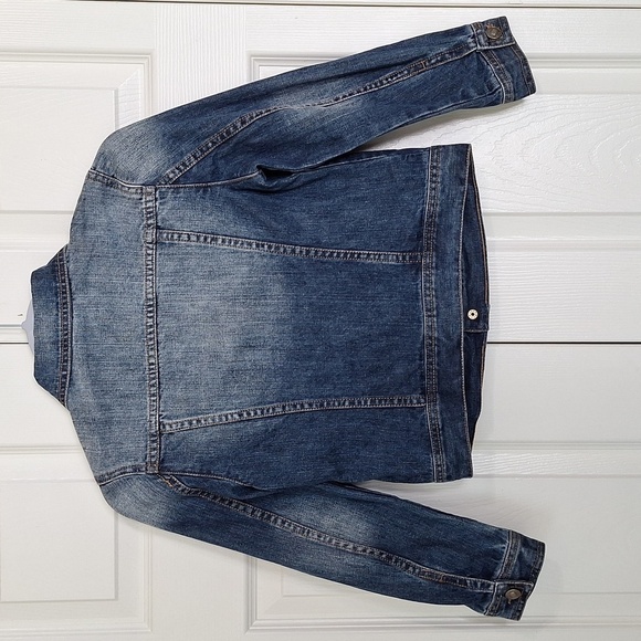 BENETTON JEANS Kids Snap Front Denim Jacket Size (M 7/8) - Picture 2 of 15